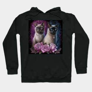 High Class Burmese Cat Family Hoodie